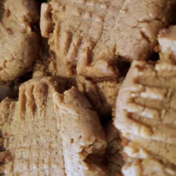 Dairy-free keto peanut butter cookies