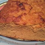 Pumpkin Bread Loaf on Plate