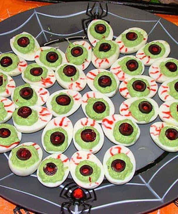 deviled egg demon eyeballs