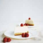 Cheesecake Tips and Techniques - Plated cheesecake slices