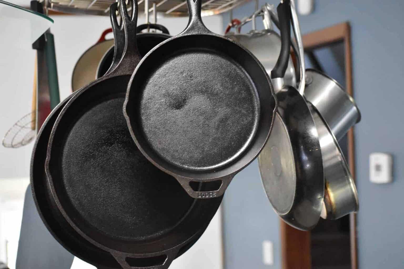 Ceiling pot and pan rack. Non-Toxic Cookware Guide: Clean up Your Kitchen