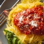 Tuna and Tomato Spaghetti Squash