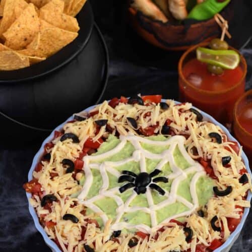 Spider Web Taco Dip